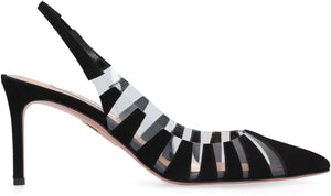 PVC and leather slingback sandals Hot Rumor-1